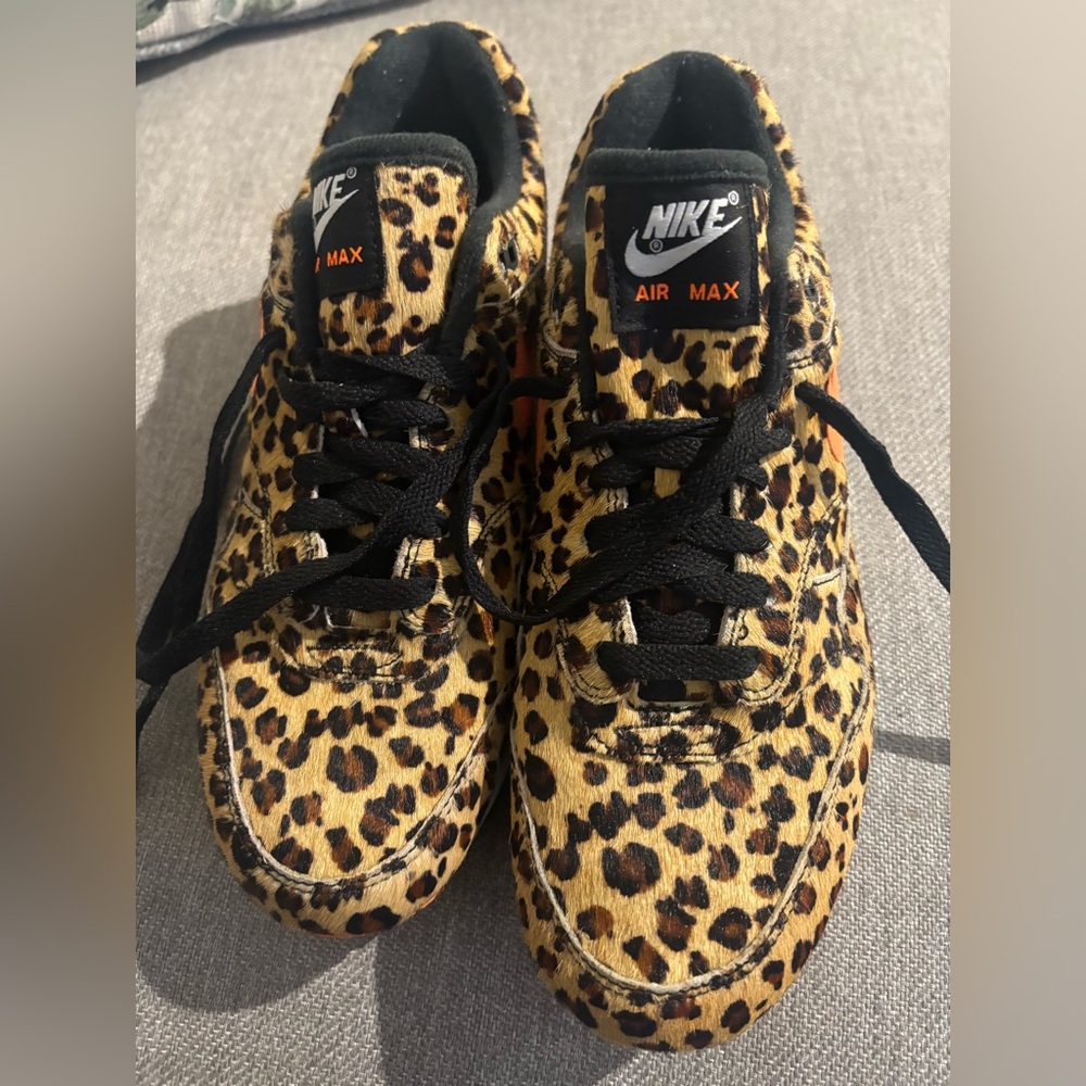 Nike Leopard Print Sneakers with Black Accents